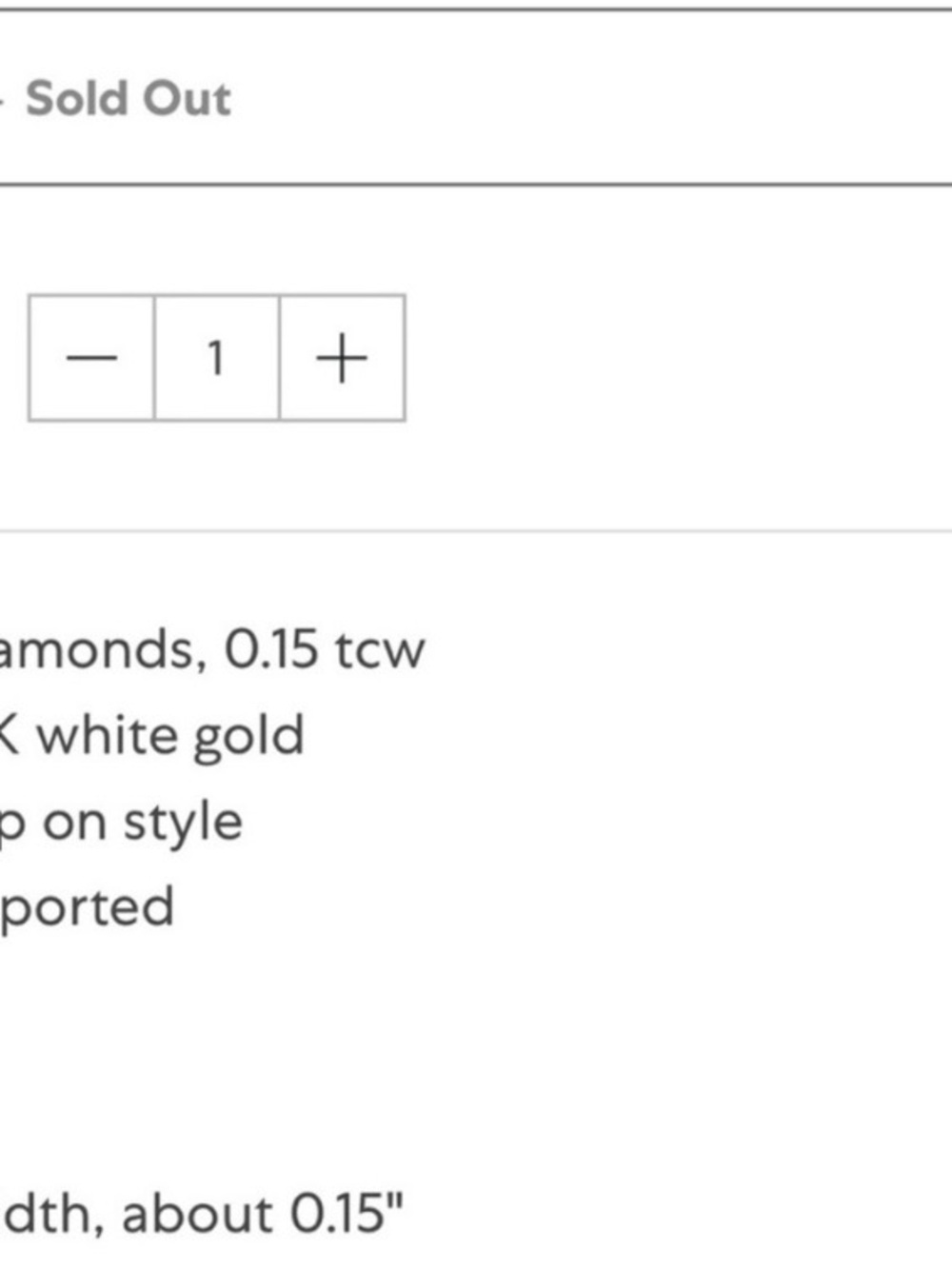 Shy Creation 14K White Gold Diamond Butterfly Ring Stamped - Picture 10 of 11